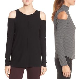 Trouve Cold Shoulder Sweater